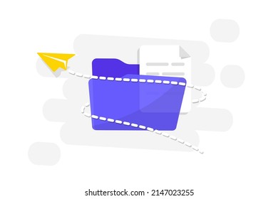 Upload document. Uploading file flat icon. Share or send document file. Uploading, downloading, synchronizing file icon for use on web page, mobile apps, UI and web hosting