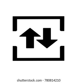 upload and download file symbol