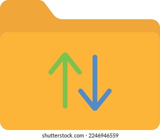 ilustración plana del vector de descarga