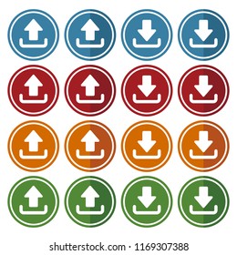 Upload and download icon