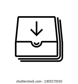 Upload and download icon. Arrow sign