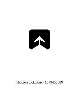 Upload and download icon. Arrow symbol. Logo design element