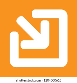 Upload and download icon, stock vector illustration, EPS10.
