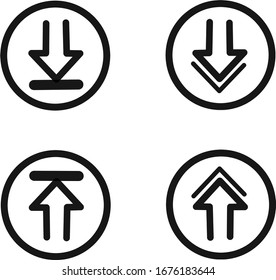 Cargar y descargar iconos con un diseño sencillo