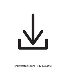 Upload ,download sign icon vector illustration