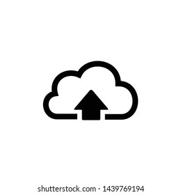 Upload file or document icon symbol vector illustration