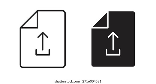 Carregar conceito de ícone de arquivo para infográfico, site ou aplicativo.
