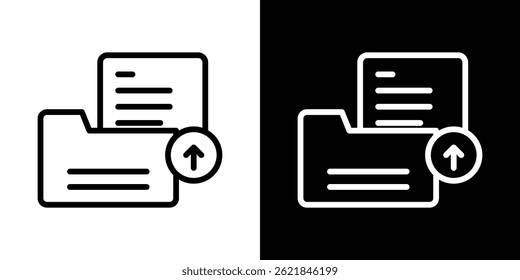 Upload file icon concept stroke on white background - Powered by Shutterstock - Get 15% off with code: PIKWIZARD15