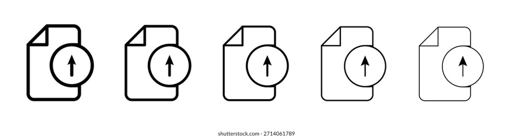 Carregar design de ícone de arquivo, logotipo, aplicativo, UI. Ilustração vetorial, EPS