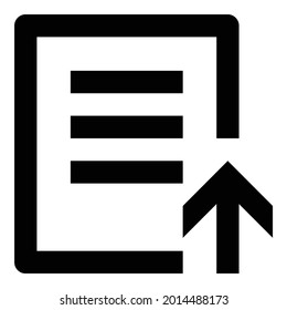 Cargar icono de archivo en el fondo blanco.