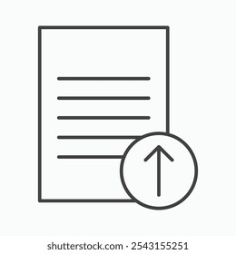 Upload file icon set. vector illustration.