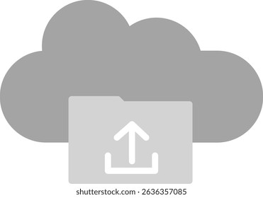 Upload File Icon Symbol Art Sign