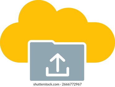 Upload File Icon Symbol Art Sign