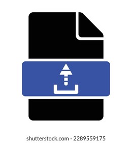 Upload File Icon, Vector Graphics