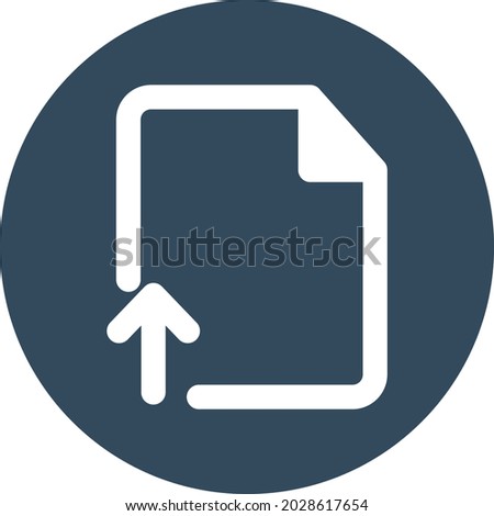 Upload file Isolated Vector icon which can easily modify or edit

