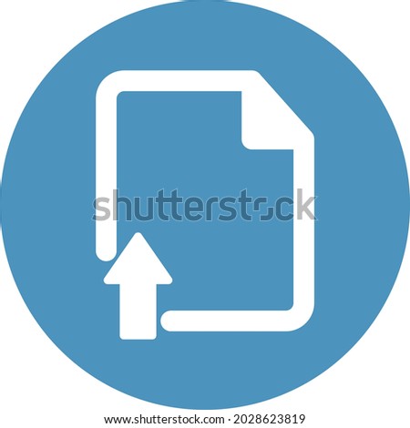 Upload file Isolated Vector icon which can easily modify or edit

