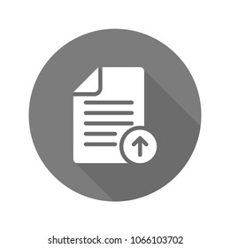 upload file vector icon.