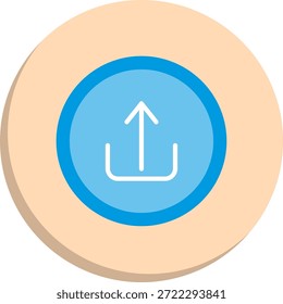 Symbol für flachen Kreis hochladen