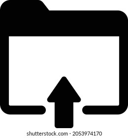 upload folder Isolated Vector icon which can easily modify or edit

