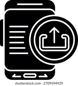 Symbolentwurf für Glyphenformat hochladen