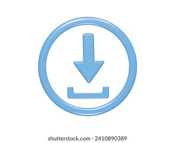  Icono de envío Ilustración 3d