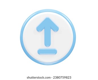 Cargar icono elemento de ilustración 3d de representación