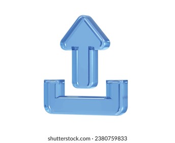 Cargar icono elemento de ilustración 3d de representación