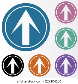 Upload icon and button