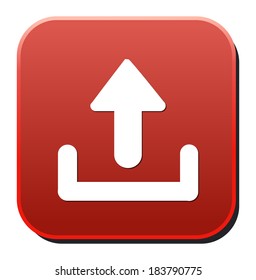 upload icon / button, graphic design element