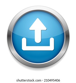 upload icon / button, graphic design element