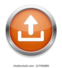 upload icon / button, graphic design element