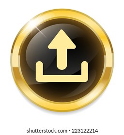upload icon / button, graphic design element