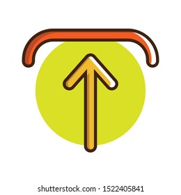 Upload Icon Design Cartoon Style Suitable eb Landing Page, Banner, Flyer, Sticker, Wallpaper, Background