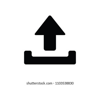 upload icon design illustration,glyph style design, designed for web and app