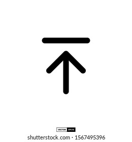 Upload icon, design inspiration vector template for interface and any purpose