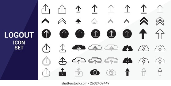 Upload icon design for ui and app