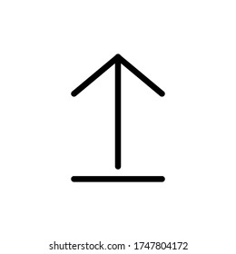 Cargar ilustración vectorial de diseño de icono en fondo blanco