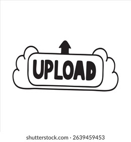Upload Icon – Digital Transfer Symbol for Cloud and File Sharing Interfaces