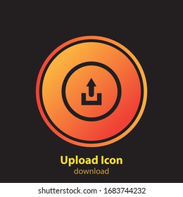 Cargar diseño moderno plano de icono