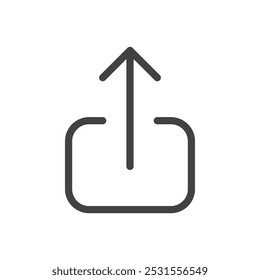 Upload icon flat and simple set design