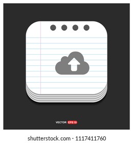 Upload Icon - Free vector icon