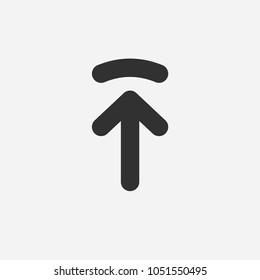 Upload icon illustration isolated vector sign symbol