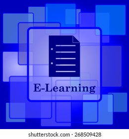 Upload icon. Internet button on abstract background. 