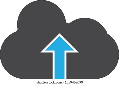 upload icon isolated on background
