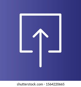 Upload icon isolated on background
 

