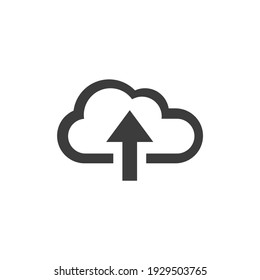 Icono de carga aislado en gráfico de vectores en blanco y negro