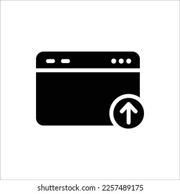upload  icon with isolated vektor and transparent background