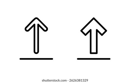 Upload icon logo design. load data sign and symbol