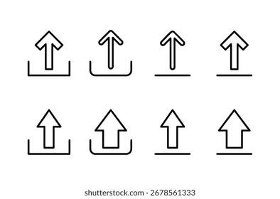 Logo-Design hochladen. Datenzeichen und -symbol laden
