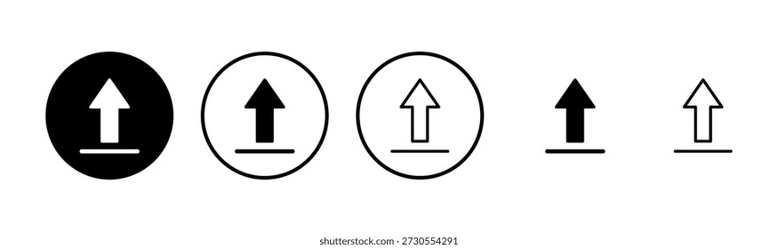 Logo-Design hochladen. Datenzeichen und -symbol laden